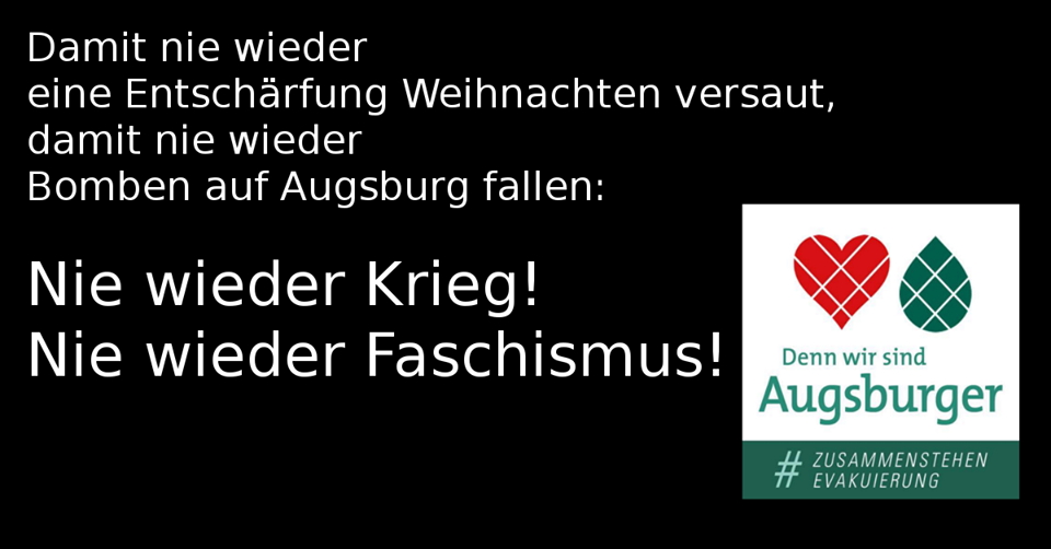 Nie wieder Krieg! Nie wieder Faschismus!